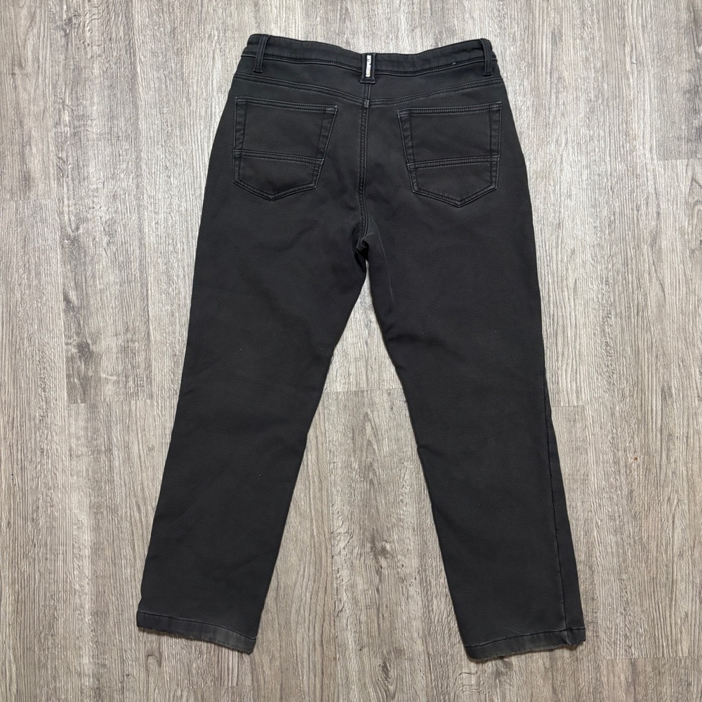CAT Caterpillar Work Pants Mens 34x32 Black Stretch Canvas Utility Heavy Duty - Picture 3 of 13